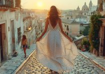 Explorer le monde avec style en portant des robes à pois